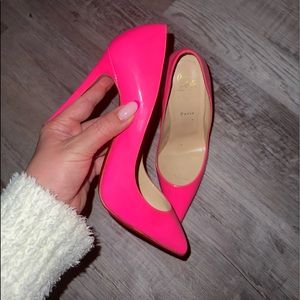 Christian Louboutin Pigalle Follies 100mm in Hot Pink size 40.5